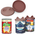 OHMO 2 Pack Pet Food Can Lids, BPA Free Silicone Covers by OHMO