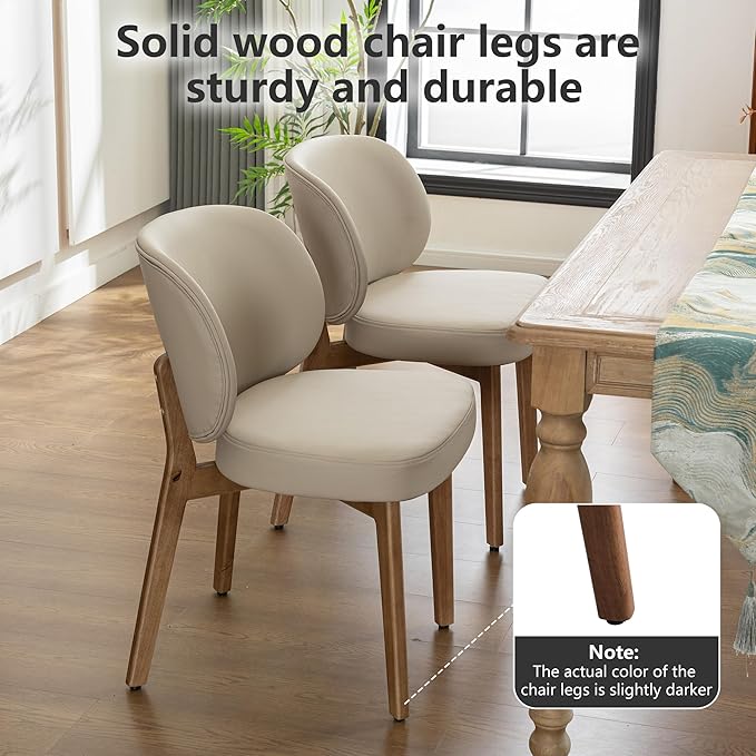 YOUNIKE Dining Chair with High Back Single Mid Century Modern Kitchen Chair F...
