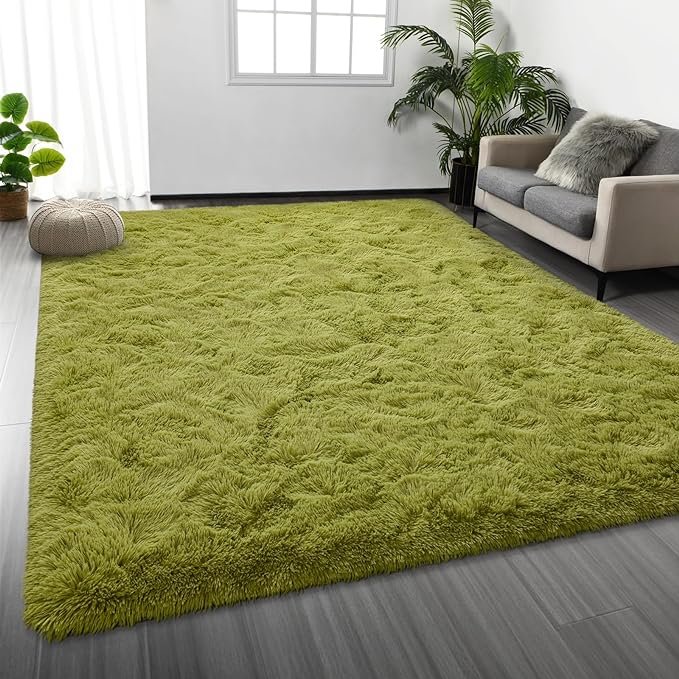 Deerhoo Shag Area Rug, 4 X 6 Plush Fuzzy Rugs by Deerhoo