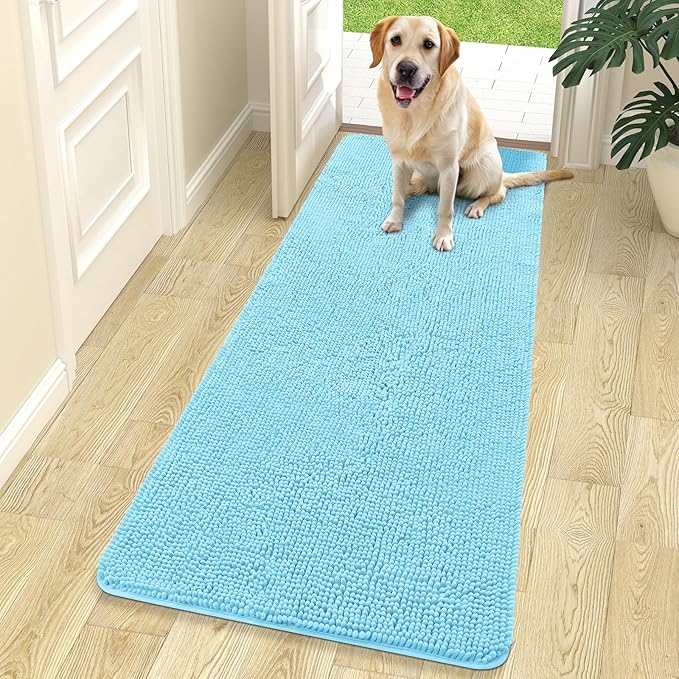 OLANLY Dog Door Mat for Muddy Paws 70x24, Absorbs Moisture and Dirt, Absorbent by OLANLY