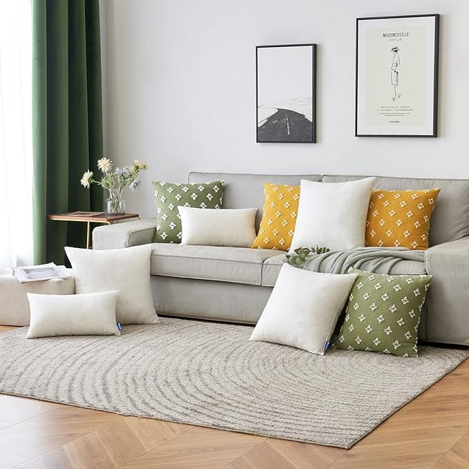 MIULEE Pillow Insert 13x21 Inch, Decorative Rectangle Throw Pillow Inserts - Image 4