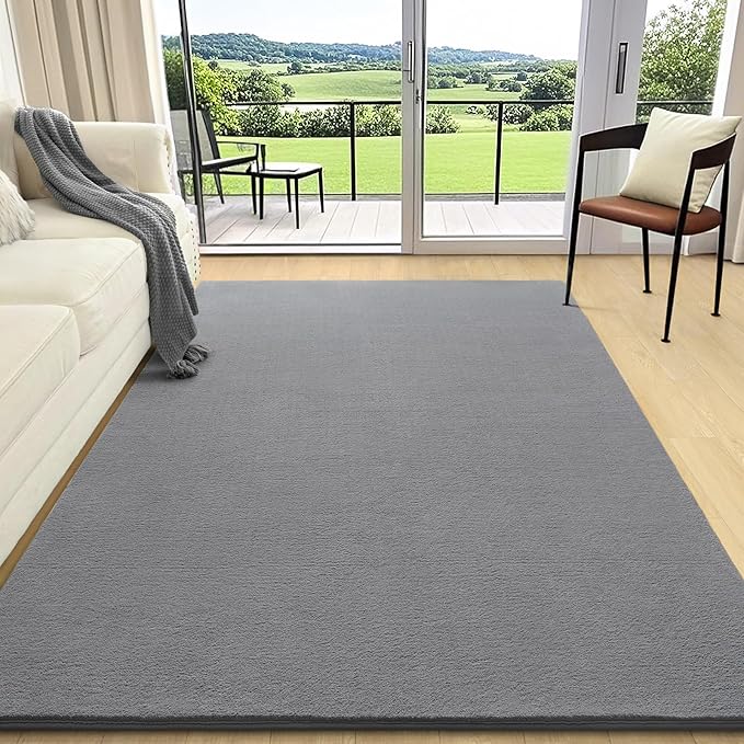 AROGAN Modern Shag Area Rug for Living Room, 5x7 Feet Washable Rugs for Bedroom - Image 7