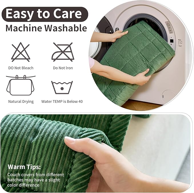 Couch Covers for Dogs Washable, Non Slip Couch Covers for Loveseat Sofa Pet - Image 7