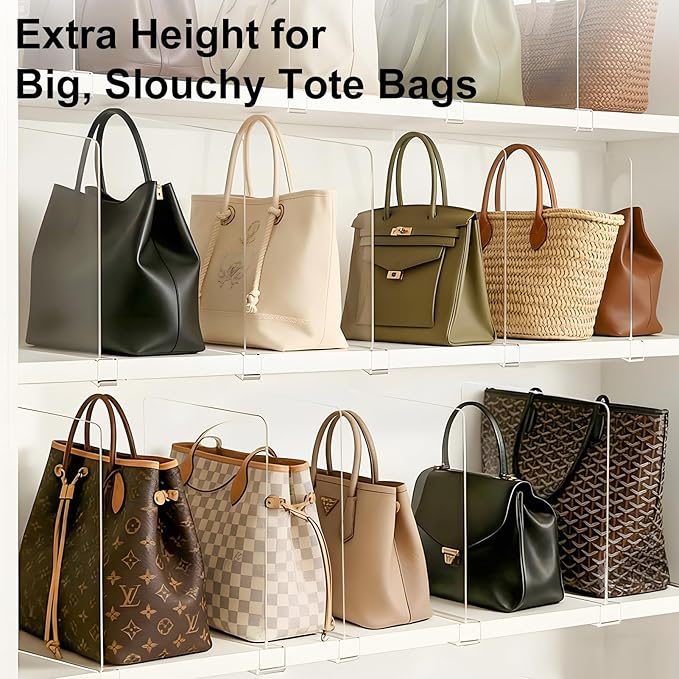 SortNStore Shelf Dividers Purse Organizer - Image 4