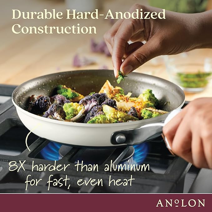 Anolon Achieve Hard Anodized Nonstick Frying Pan/Skillet, 8.25 Inch - Image 6