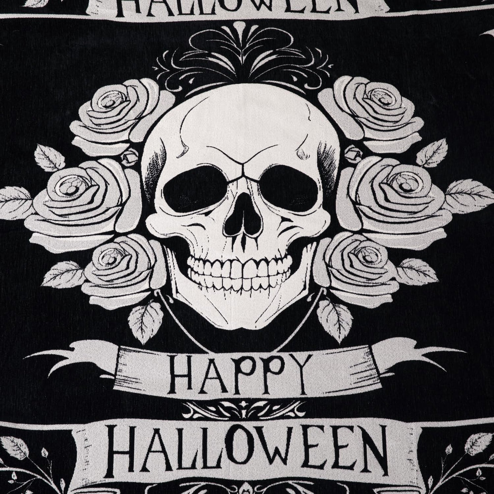 EVENHUG Halloween Sofa Cover Soft Washable Reversible Couch Cover Halloween H...
