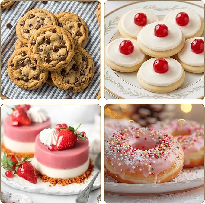 4 Pcs Round Cookie Cutter Set, Stainless Steel Circle Biscuit Cutters, 4 Sizes - Image 5