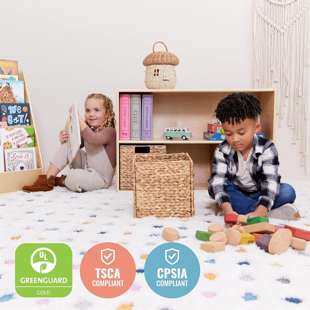 ECR4Kids Streamline 2-Shelf Single-Sided Storage Cabinet, 24in, Classroom Fur...