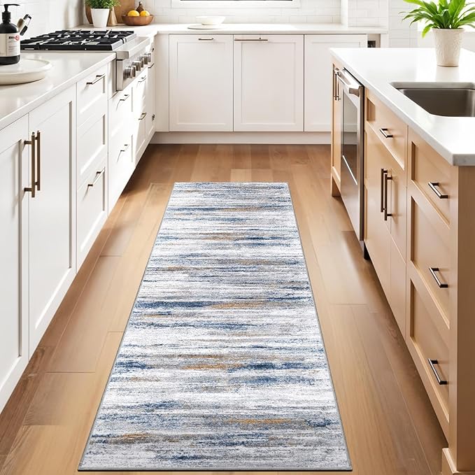 3x9 Washable Runner Rug for Family: Easy-to-Clean Runners for Hallway Entryway - Image 2