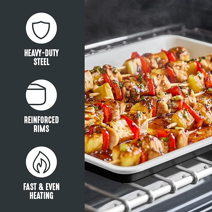 GreenLife Bakeware 18” x 13” Half Cookie Sheet Baking Pan, Non-Toxic PFAS-Free - Image 4