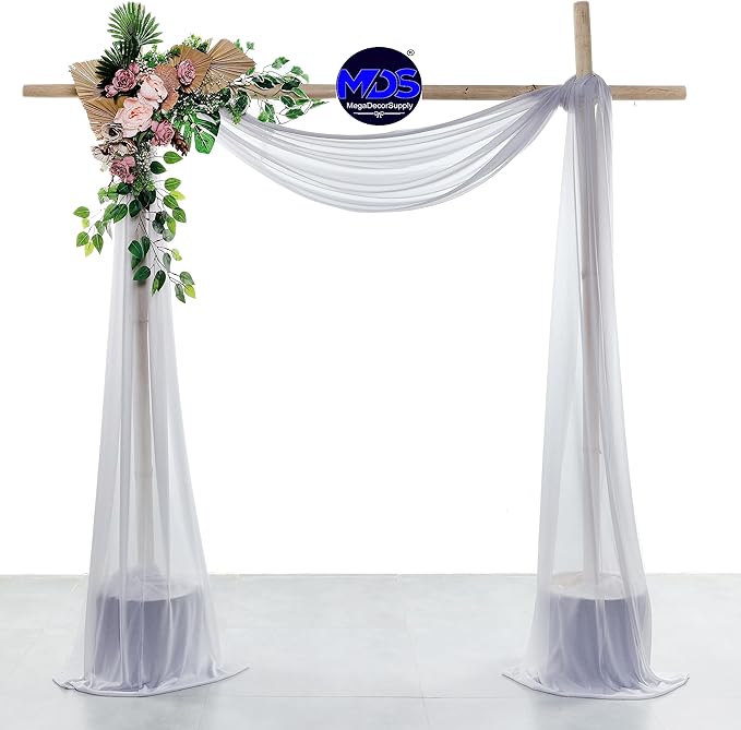 MDS Halloween Chiffon Draping Fabric - 2 Panel, 30" Wide x 40ft Long - S...