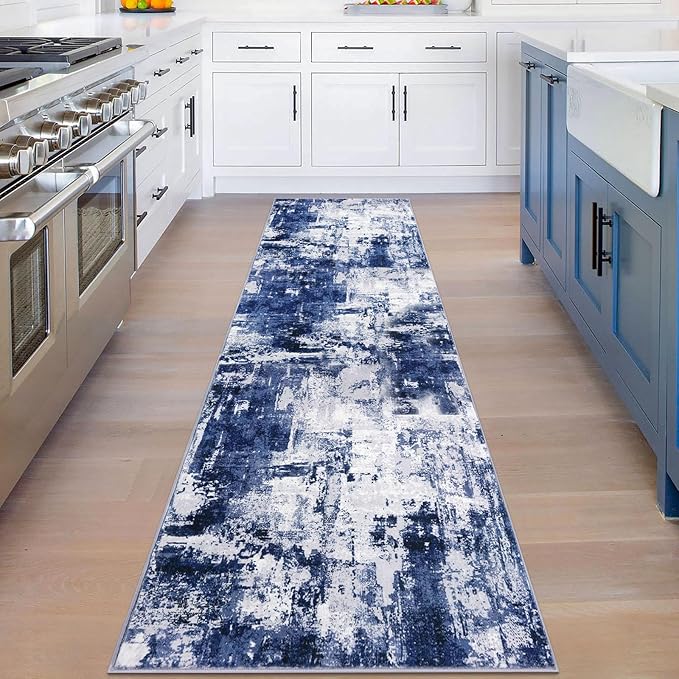 KOZYFLY Modern Abstract Rug Runner - Image 2