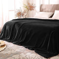 BEDELITE Fleece Blanket Black Full Blankets by BEDELITE