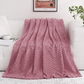 Dusty Pink Throw Blanket 60"×80" inches Gifts by Puncuntex