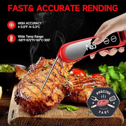 Instant Read Meat Thermometer Digital - Image 2
