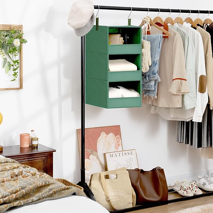 GRANNY SAYS 3-Shelf Closet Organizers and Storage, Foldable Hanging Closet - Image 6