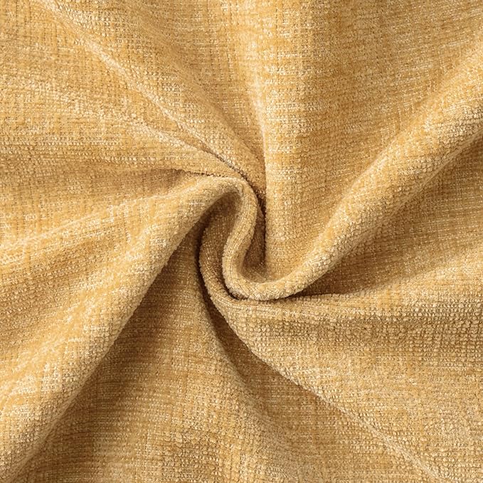 MIULEE Pack of 2 Couch Throw Pillow Covers 20x20 Inch Soft Beige Yellow - Image 2