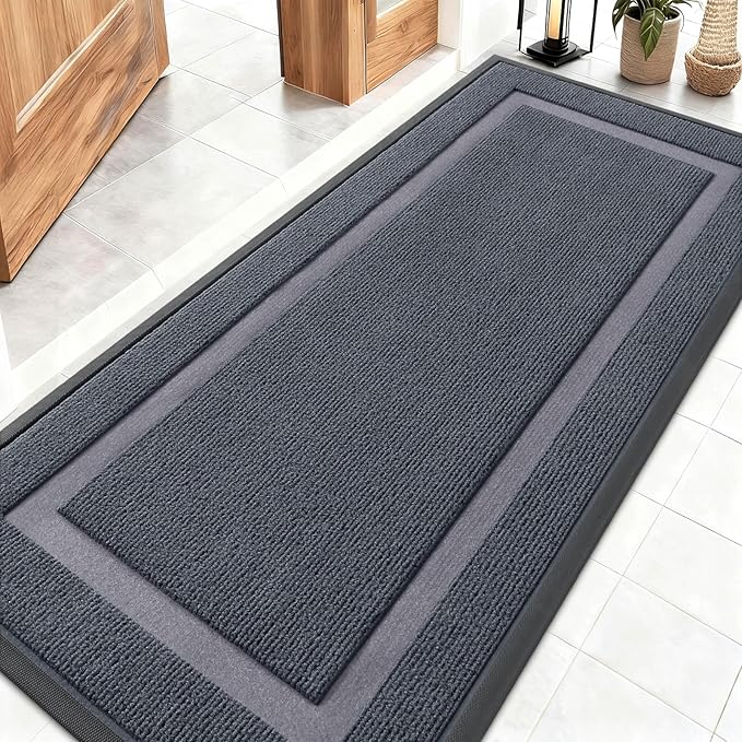 OLANLY Front Door Mat Indoor Outdoor Entrance, Waterproof All-Season, by OLANLY