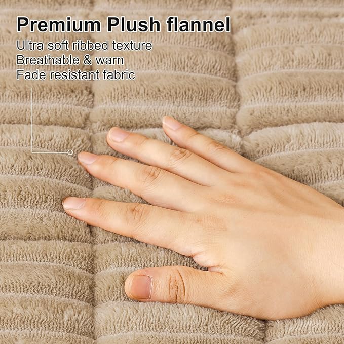 Smiry Couch Cover for Dogs Washable, Non Slip Fuzzy Pet Couch Covers for 3 - Image 4