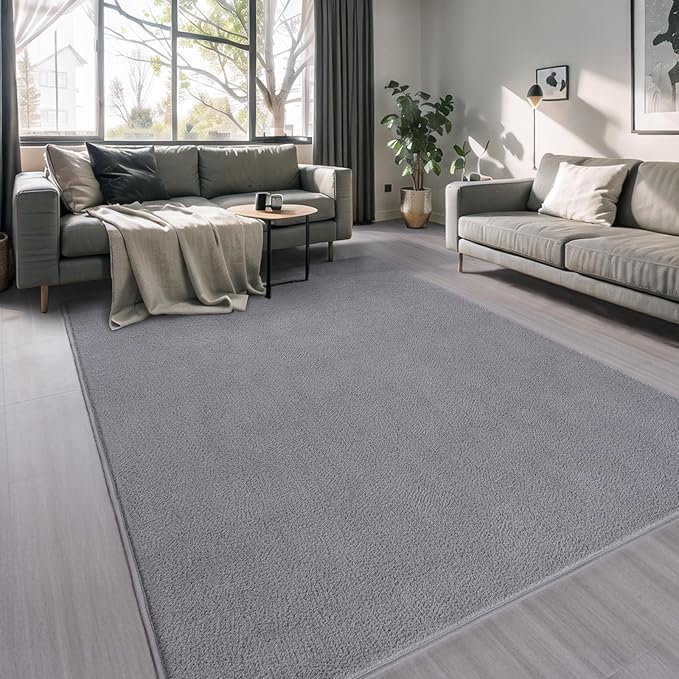 AROGAN Modern Shag Area Rug for Living Room, 5x7 Feet Washable Rugs for Bedroom - Image 8