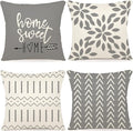 YCOLL Pillow Covers 22x22 Set of 4, Modern Sofa Throw Pillow Cover, Decorative by PillowCoversExpert