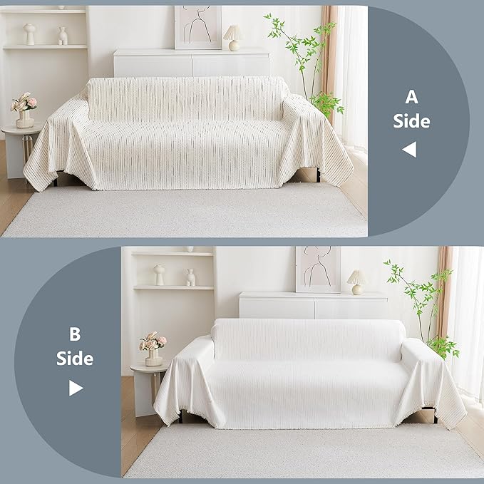 MYSKY HOME Couch Cover for Dogs, Sectional Couch Cover, Sofa Slipcovers - Image 8