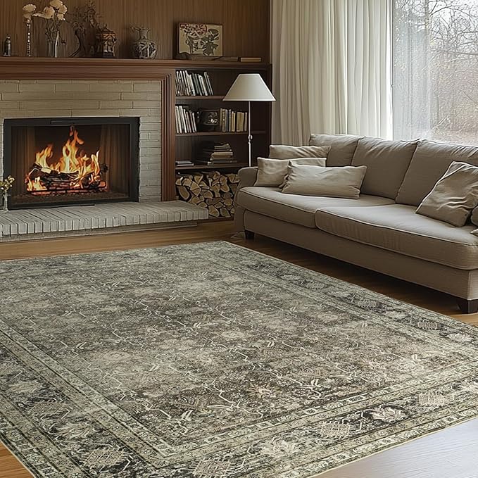Washable Rugs 8x10 Area Rugs for Living Room - Image 8