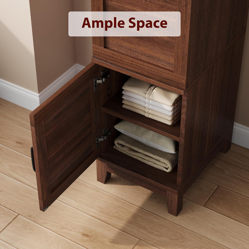 GarveeHome Armoire Wardrobe Closet with 2 Doors, Wooden Wardrobe Cabinet with...
