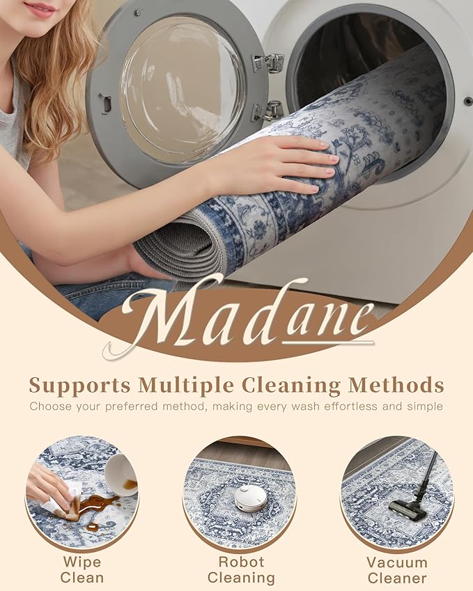 Madane Washable Runner Rug - Image 9