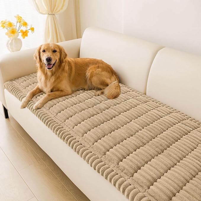 hyha Couch Covers for Dogs Washable, Non Slip Plush Dog Sofa Protectors by hyha