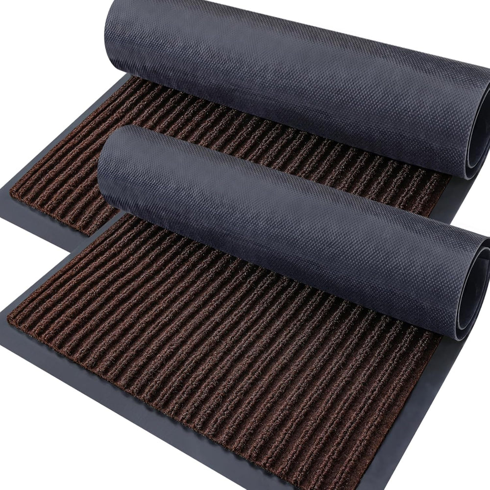 OLANLY Front Door Mat Indoor Outdoor Entrance, Waterproof Heavy Duty Doormat ...