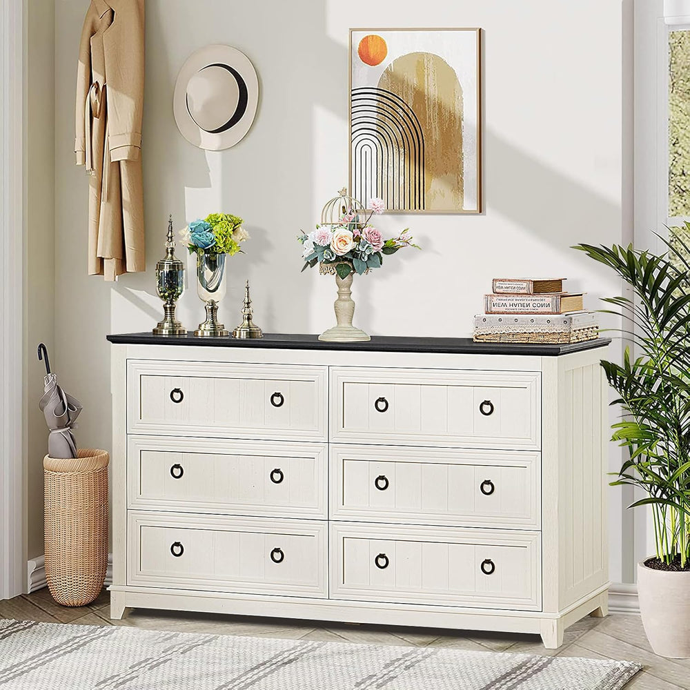 Joaxswe Farmhouse Dresser and Nightstand Set 3 for Bedroom