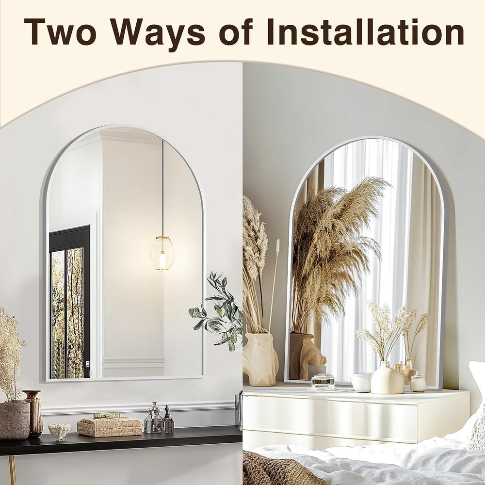 FICTOR 2 Pack 24" x 36" Arched Bathroom Vanity Mirror for Over Sink...
