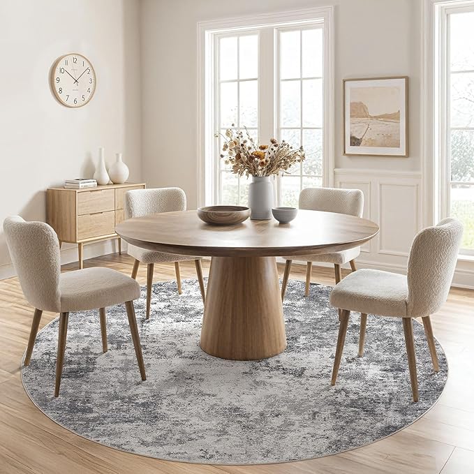 UERMEI 6ft Round Area Rug Living Room Rugs - Image 3