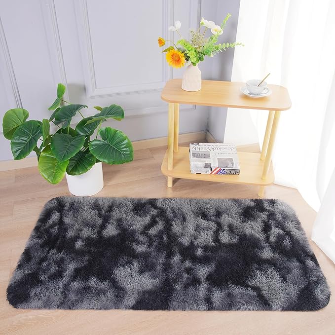 Chicrug Soft Runner Rugs for Bedroom Living Room Plush Fluffy Rug 2x4 Feet - Image 3