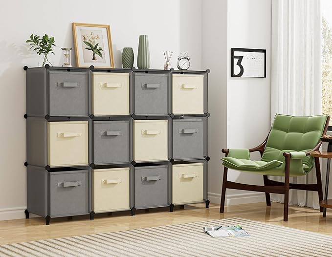 HOMIDEC Closet Organizer, 12-Cube Closet Organizers and Storage, Portable - Image 4