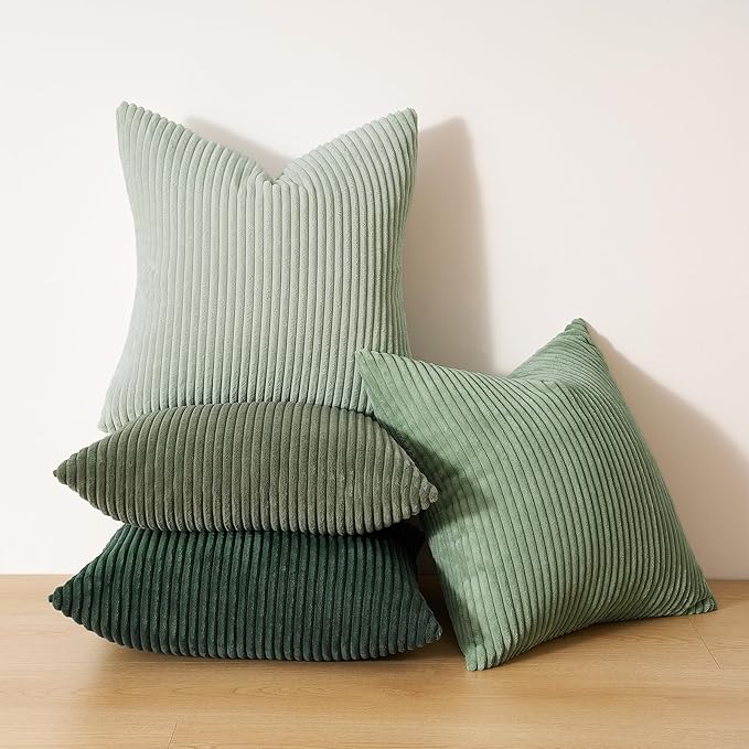 Topfinel LightGreen Boho CouchDecorative Throw Pillows Covers 18x18 Inch Set of - Image 4