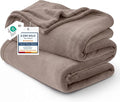 Bedsure GentleSoft Fleece Throw XL Blanket Mocha Brown by BEDSURE