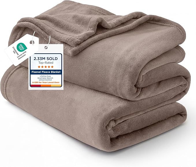 Bedsure GentleSoft Fleece King Size Blankets by BEDSURE
