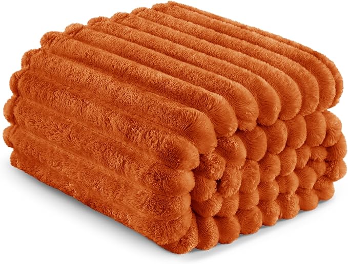 Exclusivo Mezcla California King Size Flannel Fleece Blanket, Super Soft - Image 7