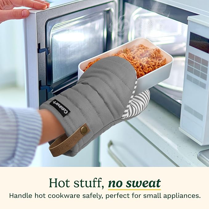 Cuisinart Mini Oven Mitts – 5.5” x 8” Heat-Resistant Kitchen Mitts - Image 2