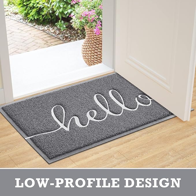 CozyBounty Door Mat Hello Mats Outdoor Indoor Non-Slip Doormat - Image 5