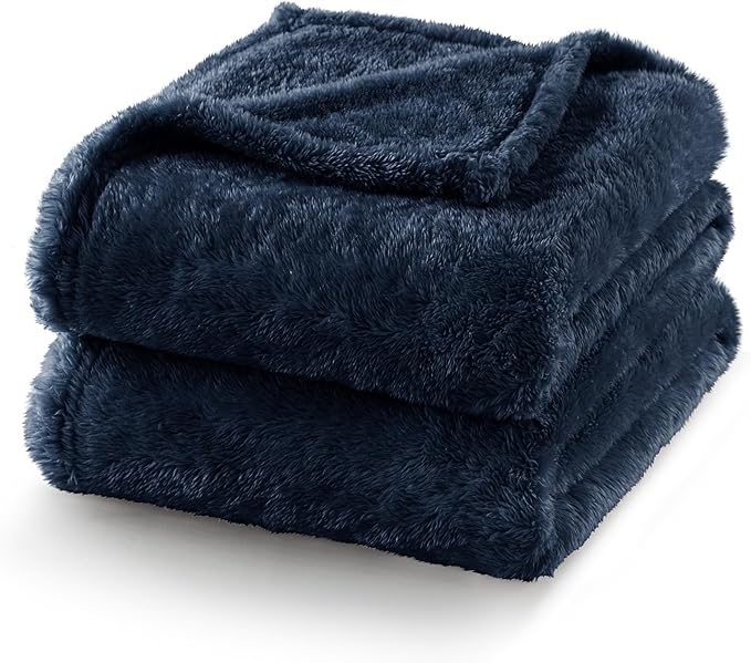 Exclusivo Mezcla Plush Fuzzy Fleece Bed Blanket Twin Size, Super Soft, Fluffy - Image 7