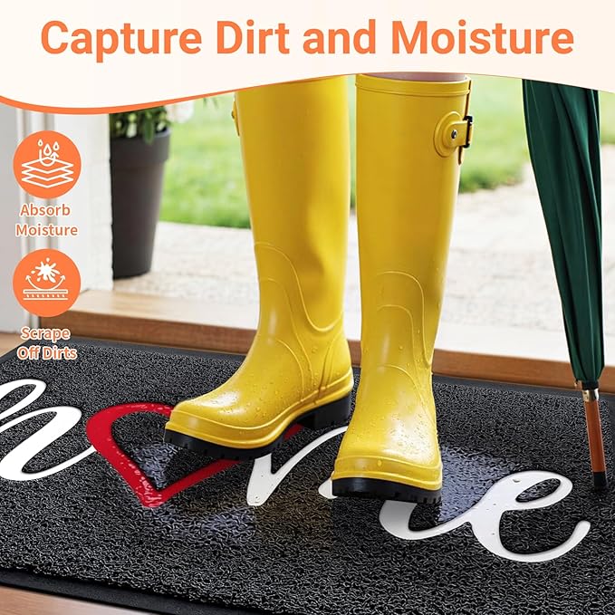 StepLively Door Mat Home Welcome Mats Outdoor and Indoor, Heavy-Duty - Image 3