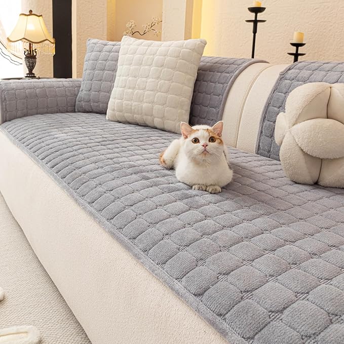 Velvet Couch Covers for Dogs, Dog Sectional Couch Covers, Pet Couchs Cover for by MDSASFD