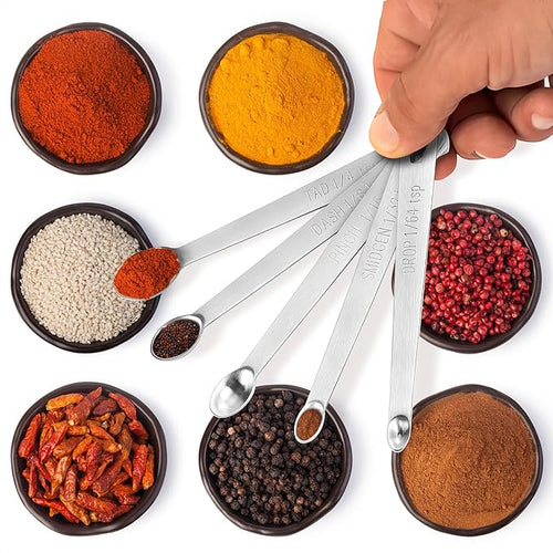 5 Pcs Mini Measuring Spoons Set by HYQO