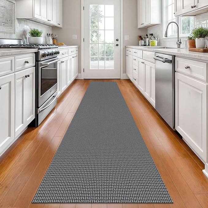 KOZYFLY Long Runners for Hallways 2x12 ft Washable Kitchen Runner Non Slip - Image 2