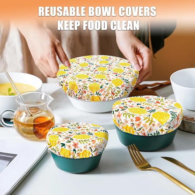 wegreeco Elastic Reusable Bowl Covers - Image 6