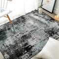 Washable Area Rugs 3'x5' Non-Slip Modern Abstract Soft by RELEANY