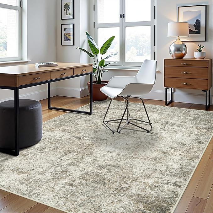 5x8 Area Rugs for Living Room Rug Washable: Abstract Rug for Dining Room - Image 3